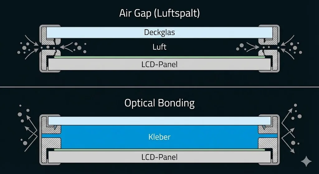 Schema: Staubeintritt durch Pump-Effekt