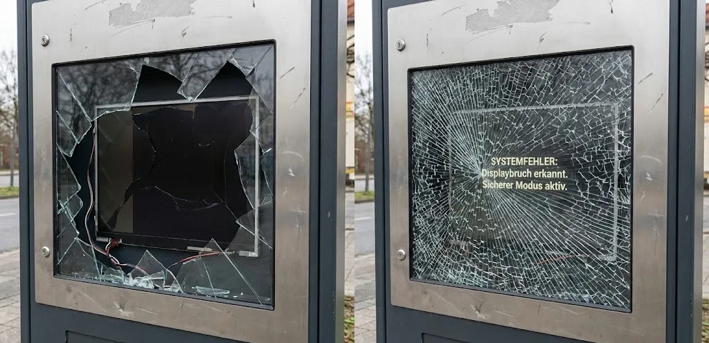 Vergleich: Glasbruch vs. Intaktes Bonding