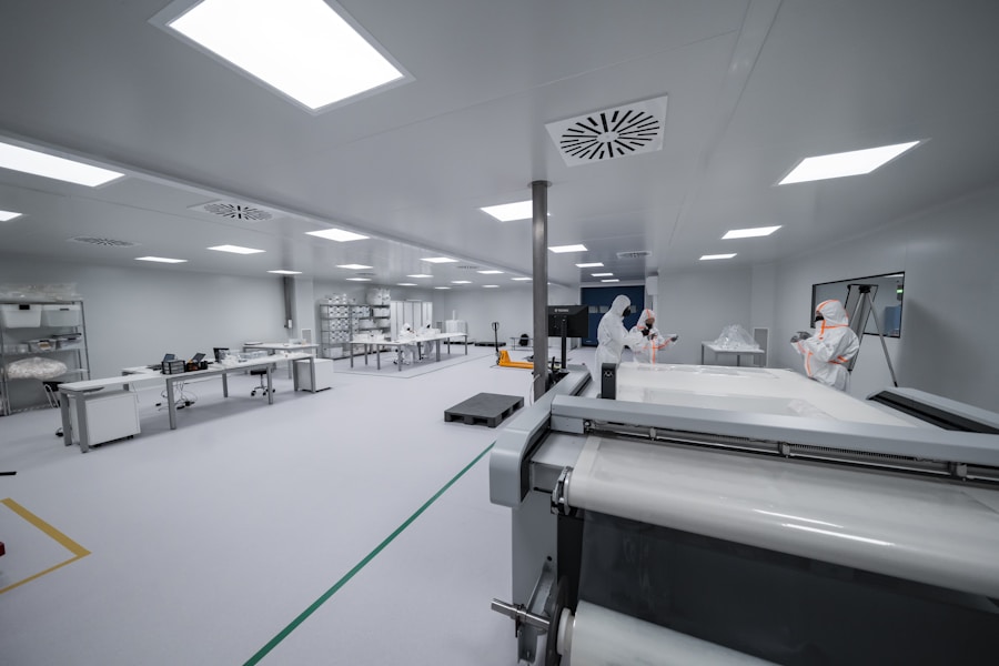 ISO 7 Reinraum Optical Bonding Fertigung – kontrollierte Bedingungen